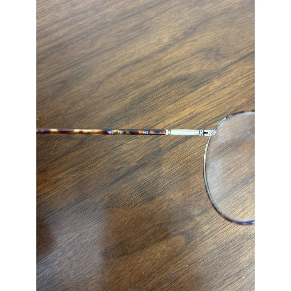GIORGIO ARMANI EYEGLASSES 186-721 TORTOISE FINISH METAL Frames Italy 51-20-145